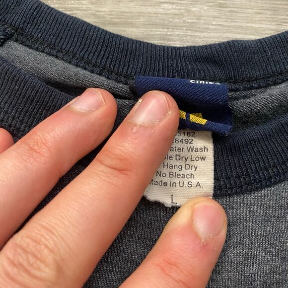 VINTAGE ETNIES BLACK LONGSLEEVE SHIRT LARGE SKATE Y2K - Picture 5 of 8